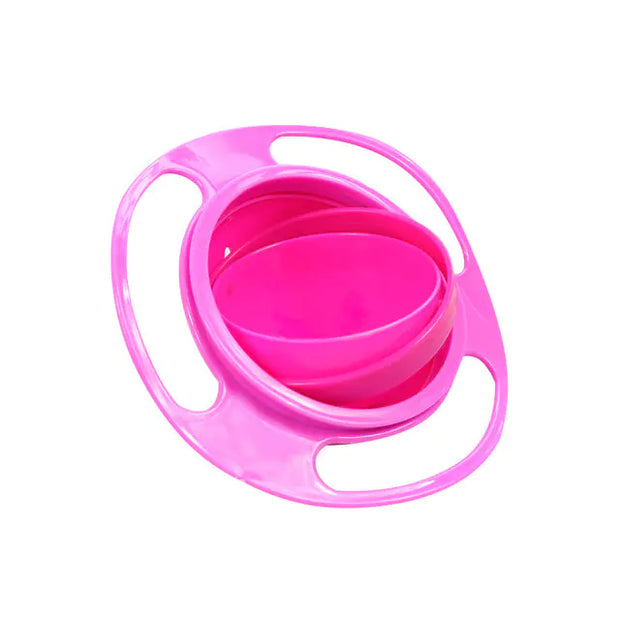Flying Saucer Bowl with 360-Degree Spill Proof Design