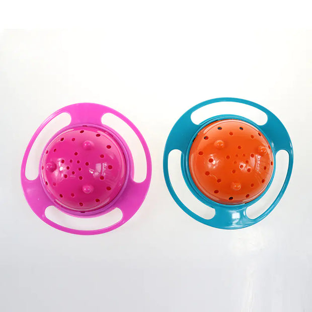 Flying Saucer Bowl with 360-Degree Spill Proof Design