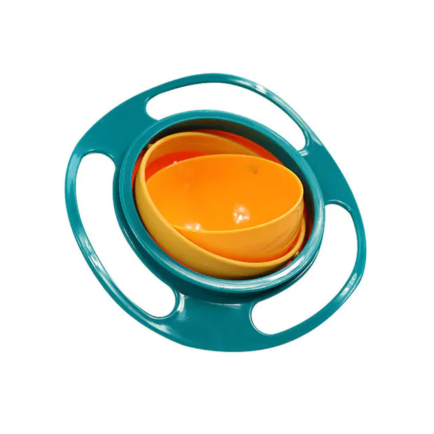 Flying Saucer Bowl with 360-Degree Spill Proof Design